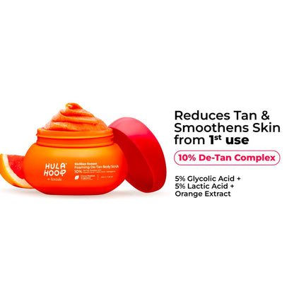 Foxtale Hula Hoop Foaming 10% De-Tan Body Scrub