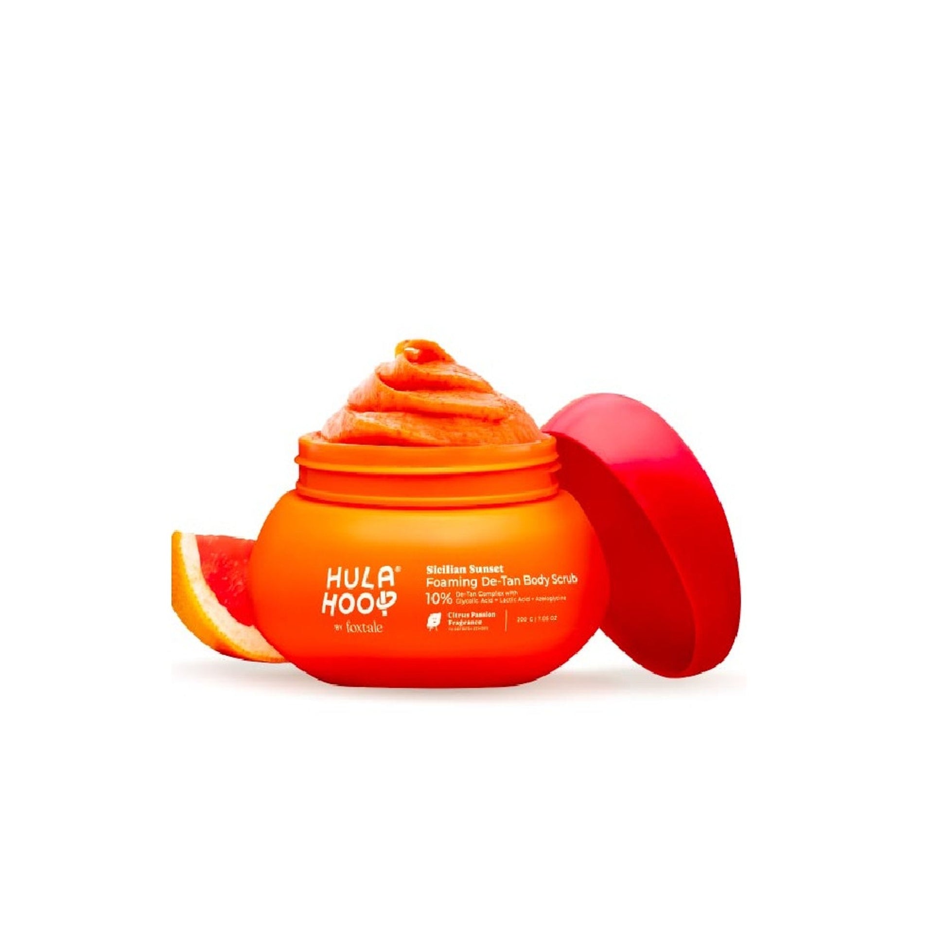 Foxtale Hula Hoop Foaming 10% De-Tan Body Scrub