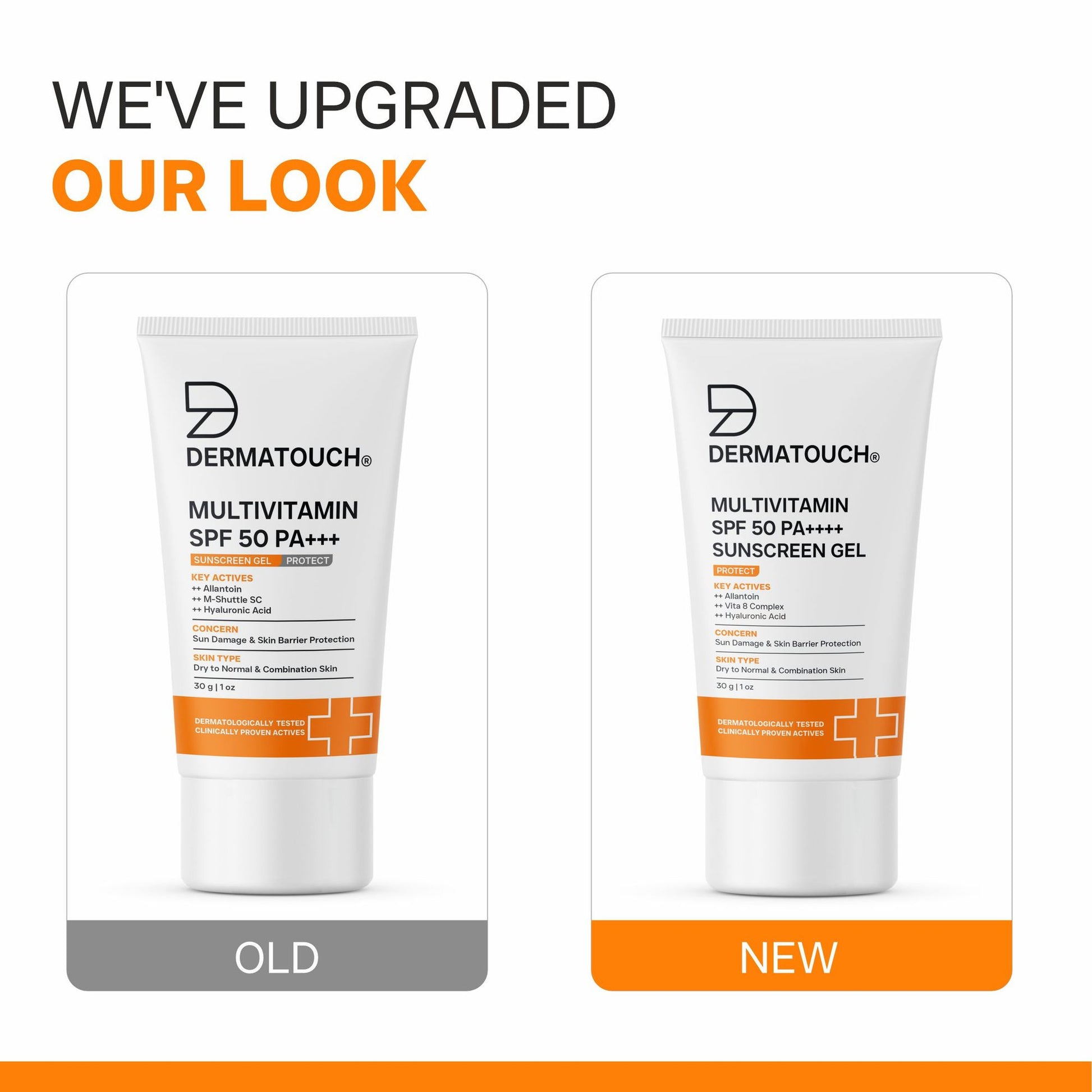 Dermatouch Multivitamin SPF 50 PA+++ Sunscreen Gel