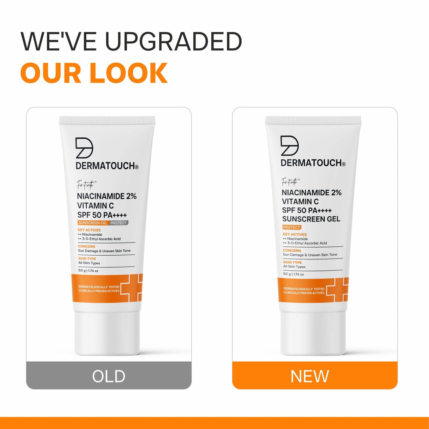 Dermatouch Niacinamide 2% Vitamin C Sunscreen With SPF 50+ PA ++++