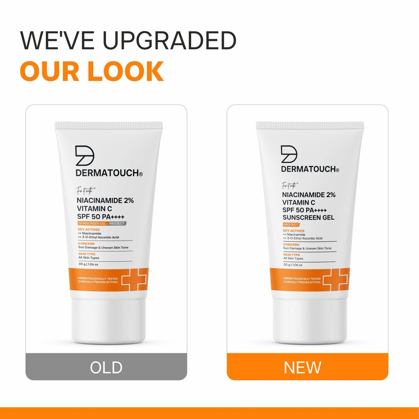Dermatouch Niacinamide 2% Vitamin C Sunscreen SPF 50 PA++++