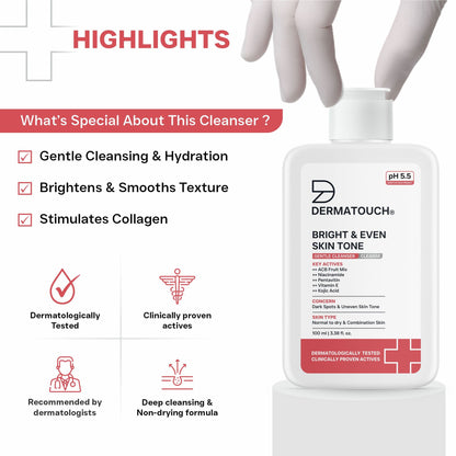 Dermatouch Bright & Even Skin Tone Gentle Cleanser