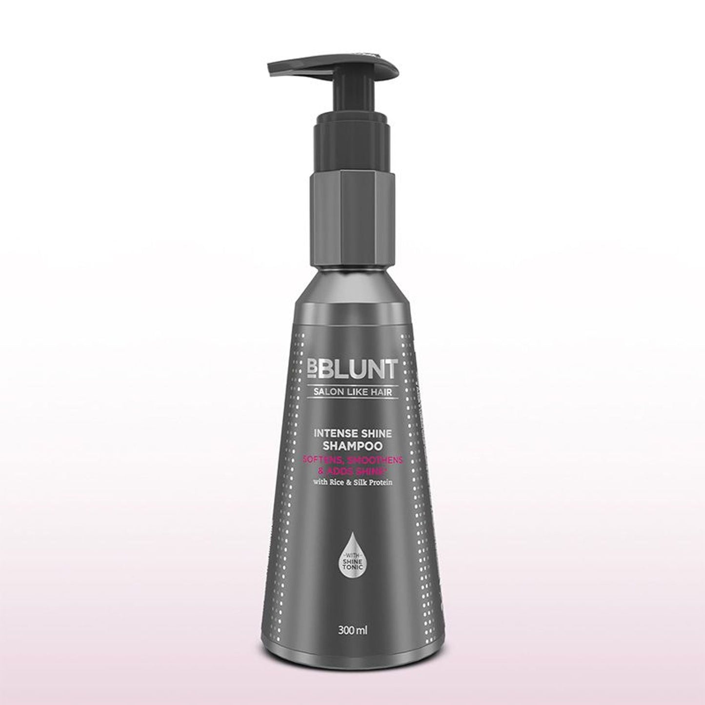 BBLUNT Intense Shine Shampoo with Rice & Silk Protein for 23X Shinier Hair