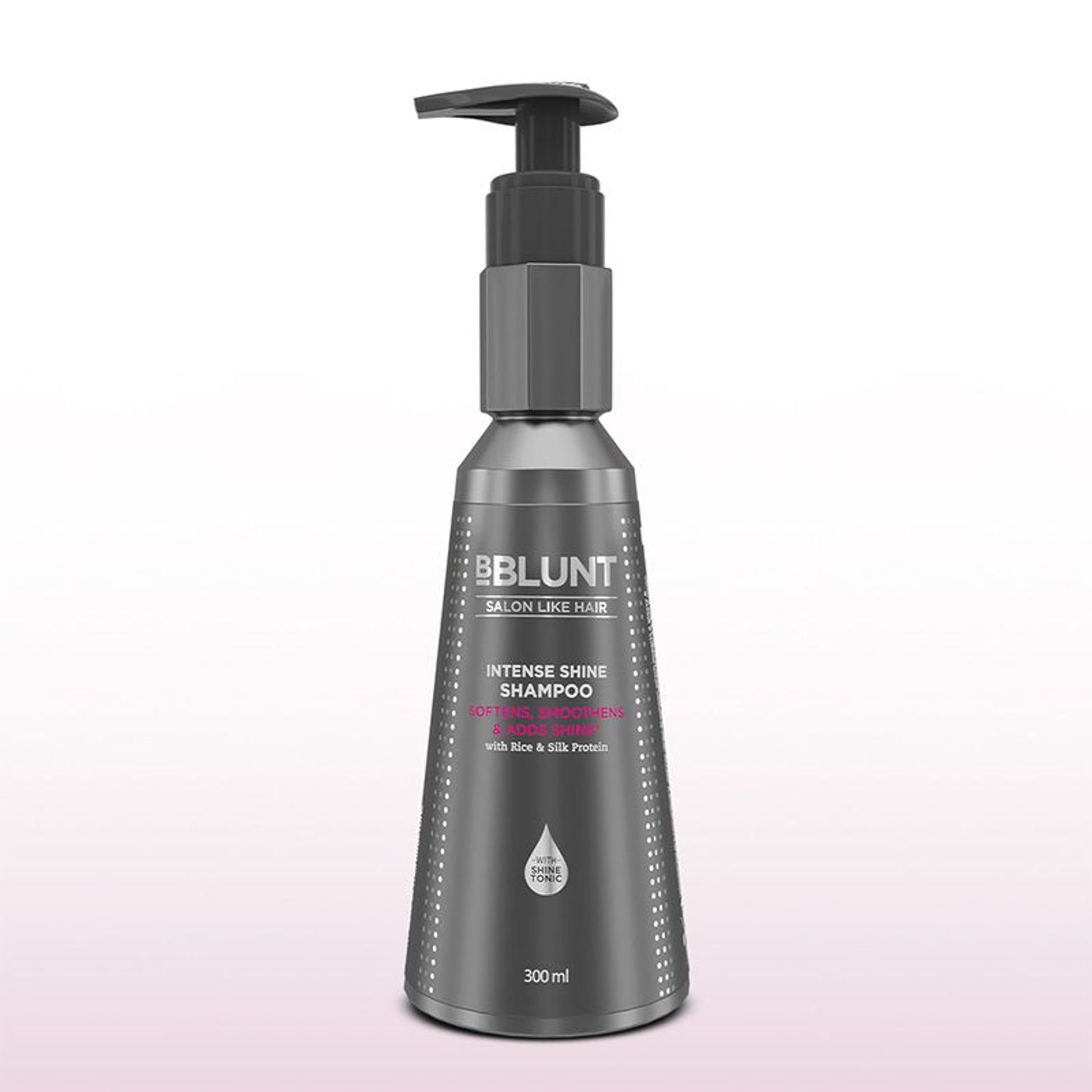 BBLUNT Intense Shine Shampoo with Rice & Silk Protein for 23X Shinier Hair
