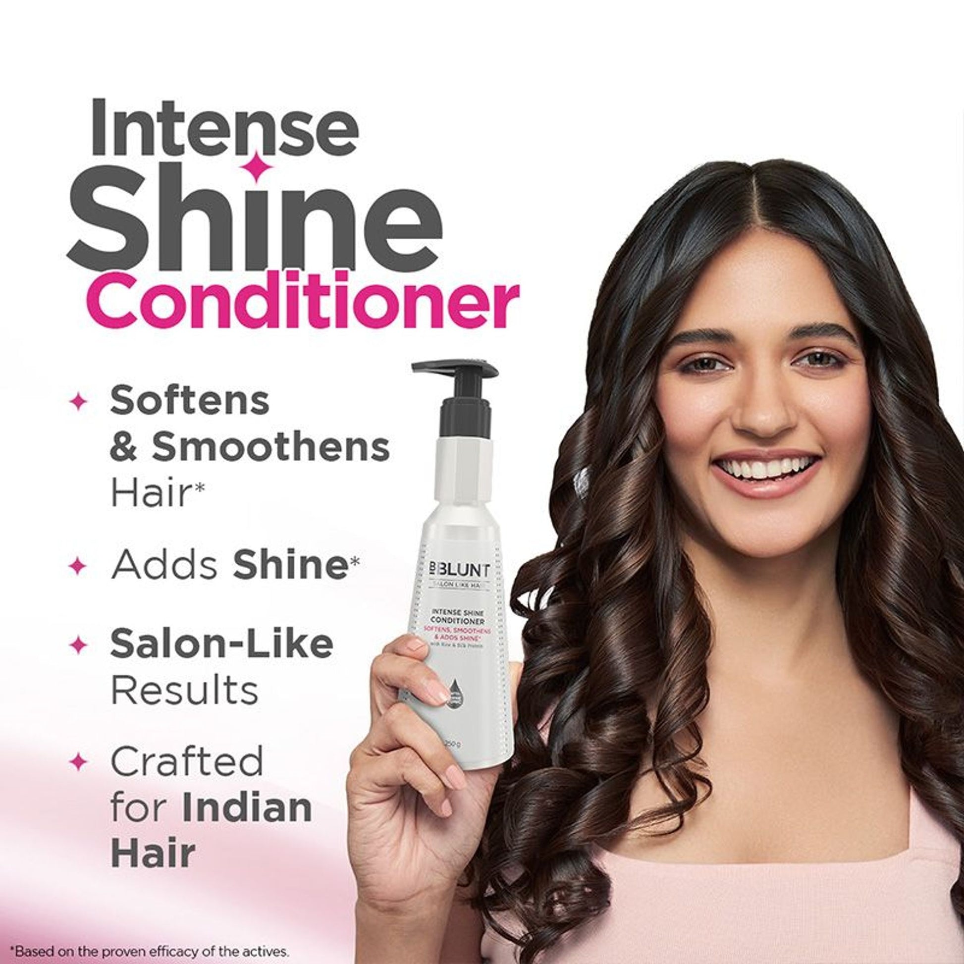BBlunt Intense Shine Conditioner With Rice & Silk Protein
