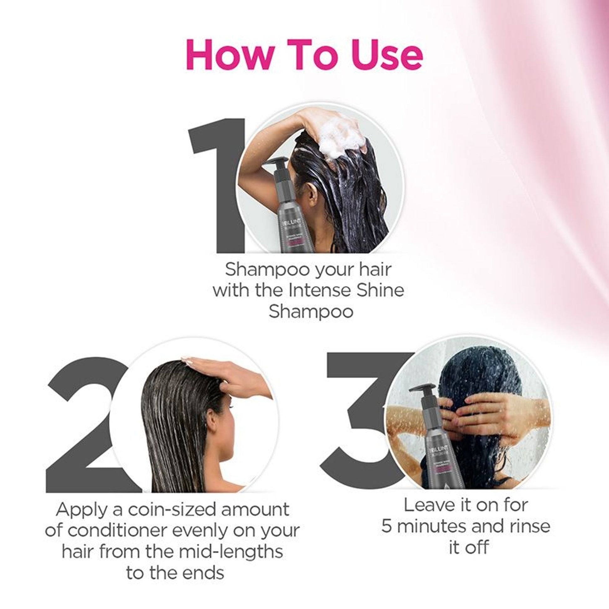 BBlunt Intense Shine Conditioner With Rice & Silk Protein