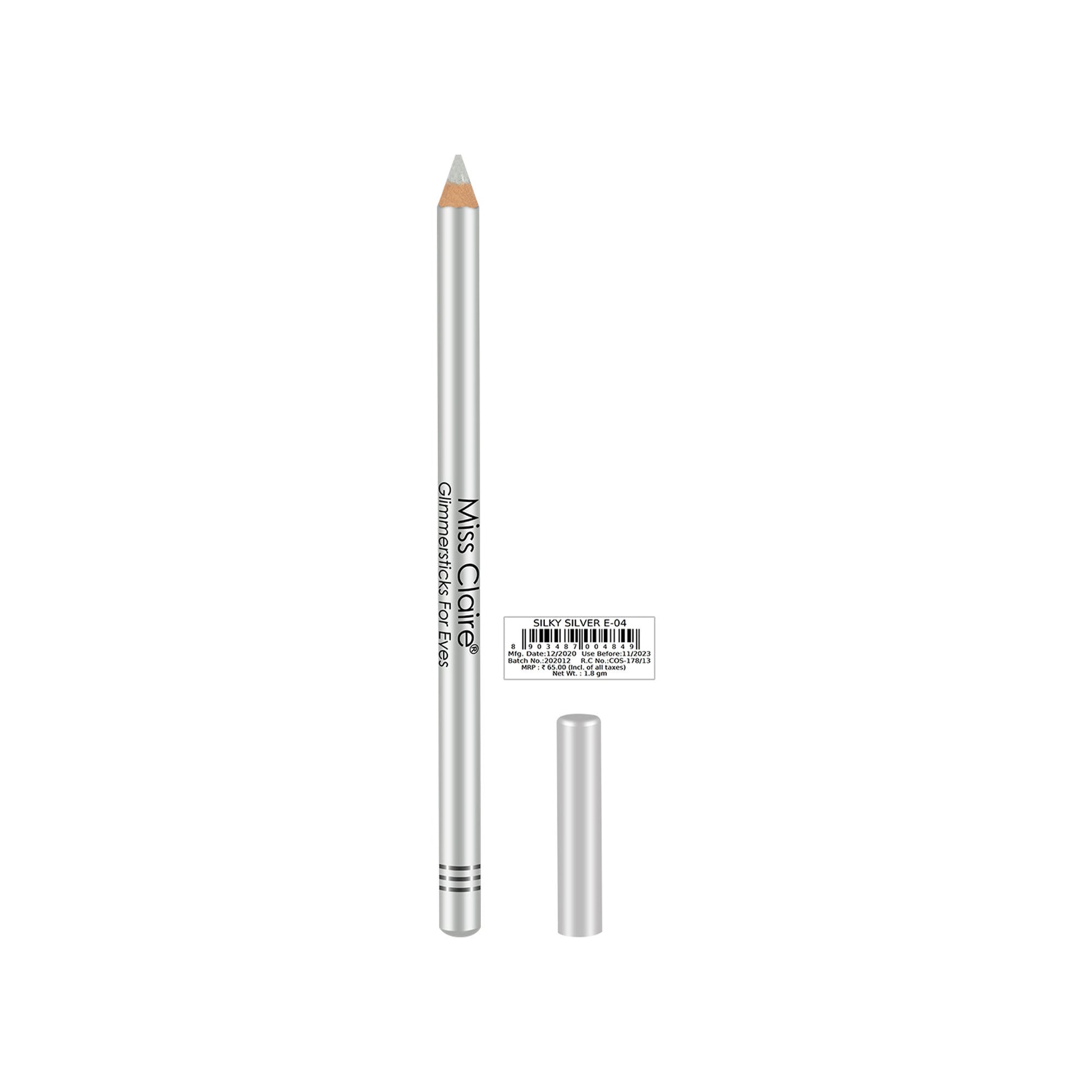 Miss Claire Glimmersticks For Eyes - Silky Silver E-04