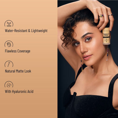 Swiss Beauty Airbrush Finish Full Coverage Foundation - 5 Caramel Beige
