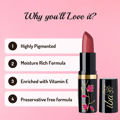 IBA Moisture Rich Limited Edition Lipstick - E03 Sweet Heart