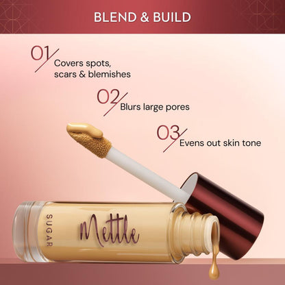 SUGAR Mettle HD Perfecting Foundation - 45 Con Panna