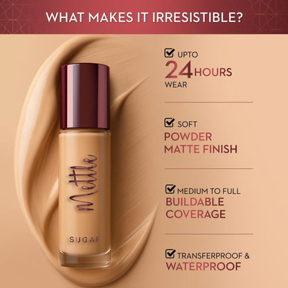 SUGAR Mettle HD Perfecting Foundation - 52 Corretto