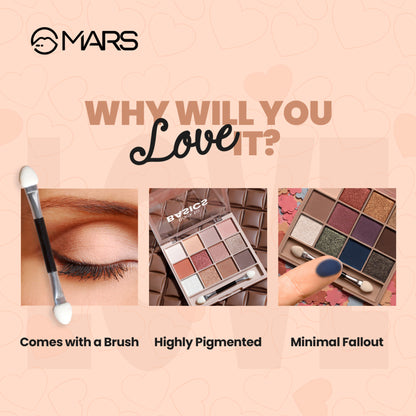 MARS Back To Basics Eyeshadow Palette - 1