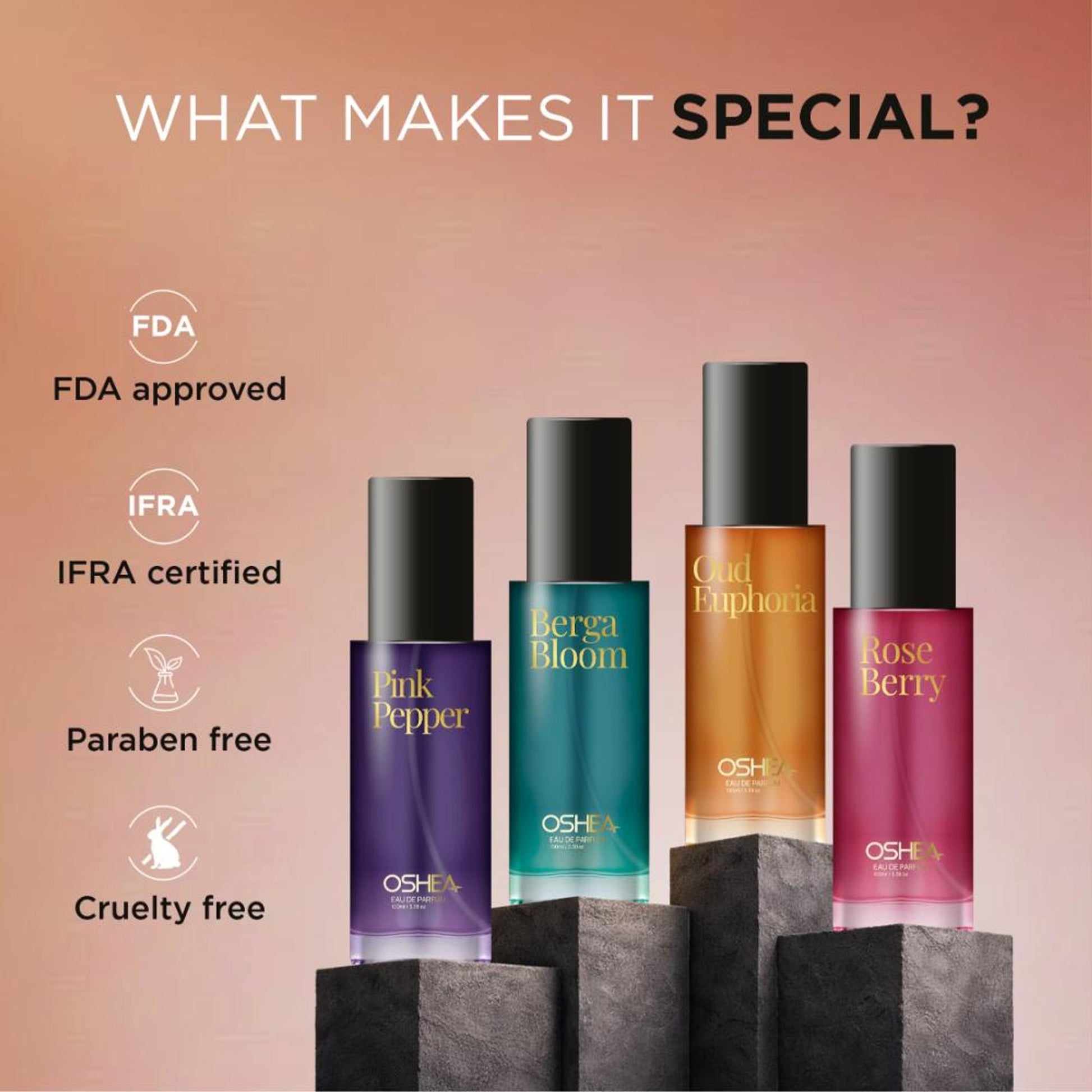 Oshea Herbals Eau De Parfum Perfume Combo For Women