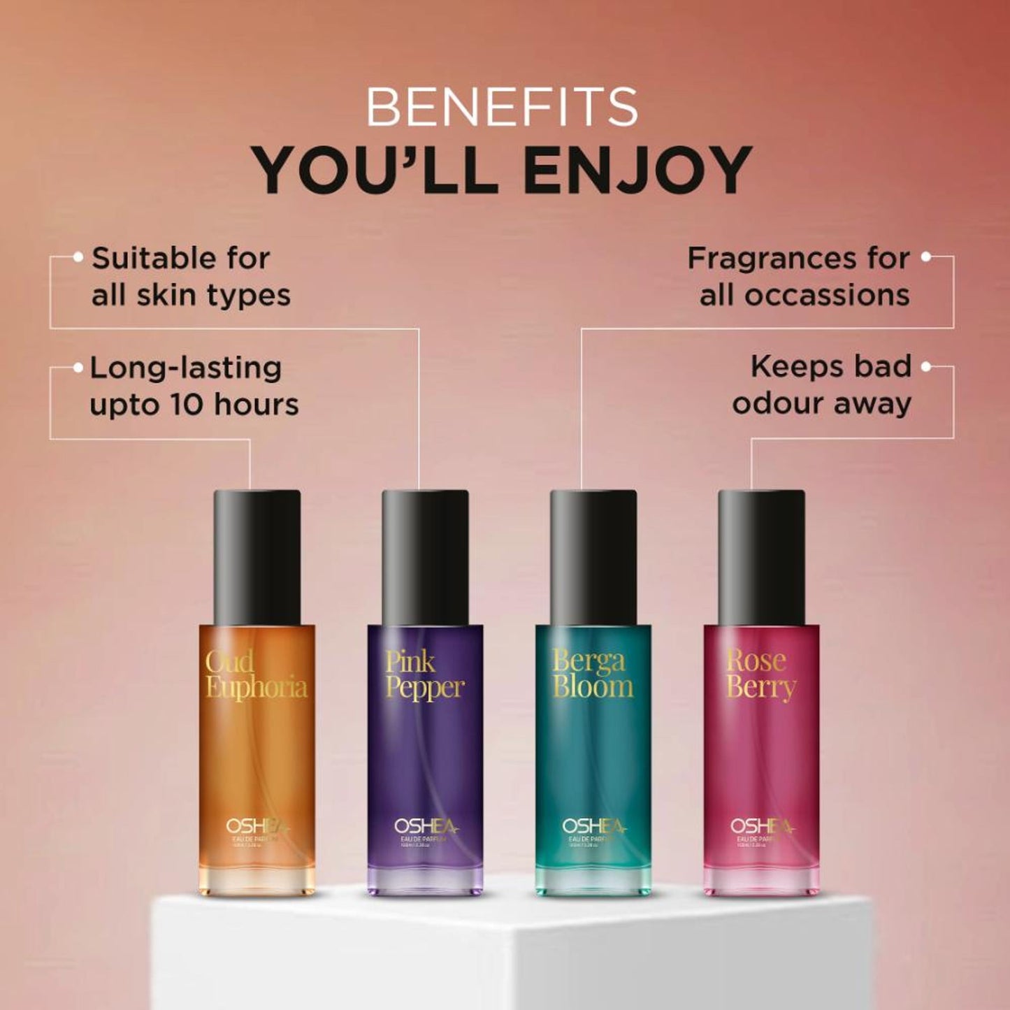 Oshea Herbals Eau De Parfum Perfume Combo For Women