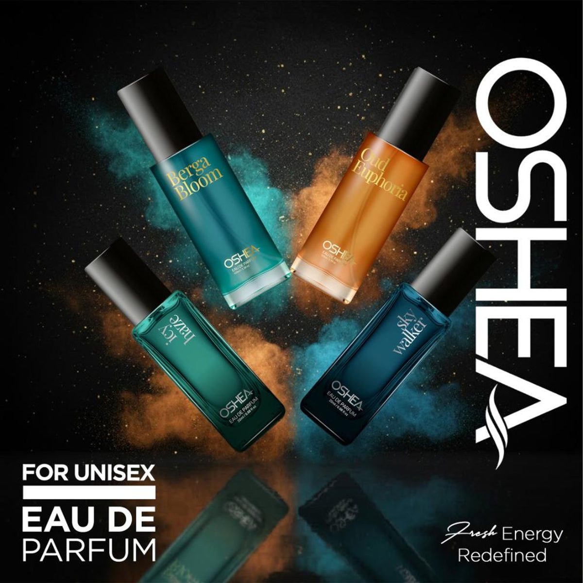 Oshea Herbals Eau De Parfum Perfume Unisex Combo