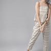 Dhiyona IE Women Printed Shoulder Straps Pure Cotton Top with Trousers