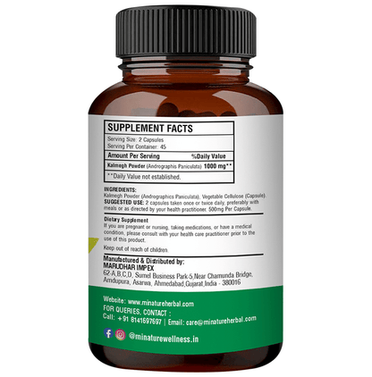 Minature Kalmegh Capsules