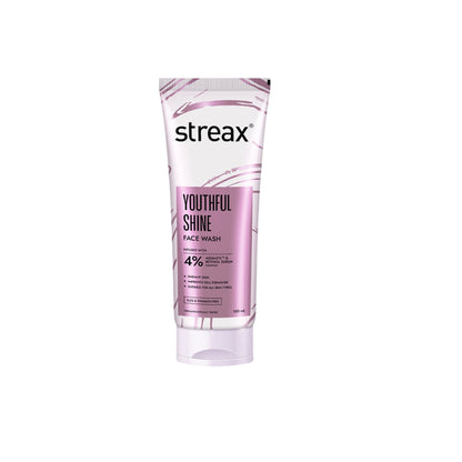 Streax Skin Youthful Shine Face Wash Cleanser For Reduction In Fine Lines & Wrinkles