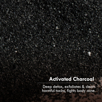 Nat Habit Cold Process Charcoal Detox Butter Bath Soap-Detoxification, De-Tan & Blackhead Handmade