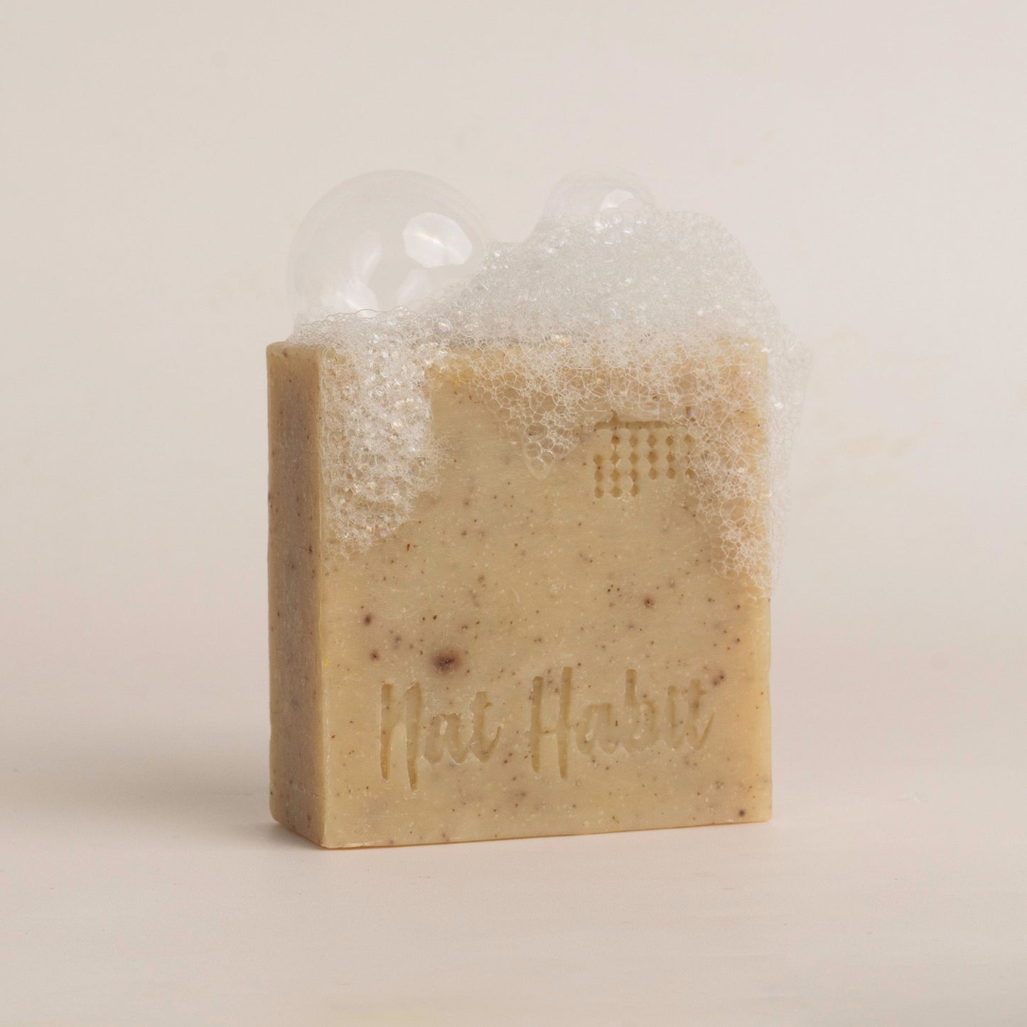 Nat Habit Ayurvedic Cold Process Apricot Butter Bath Soap - Vit C, Whitening, Nourishing & Handmade