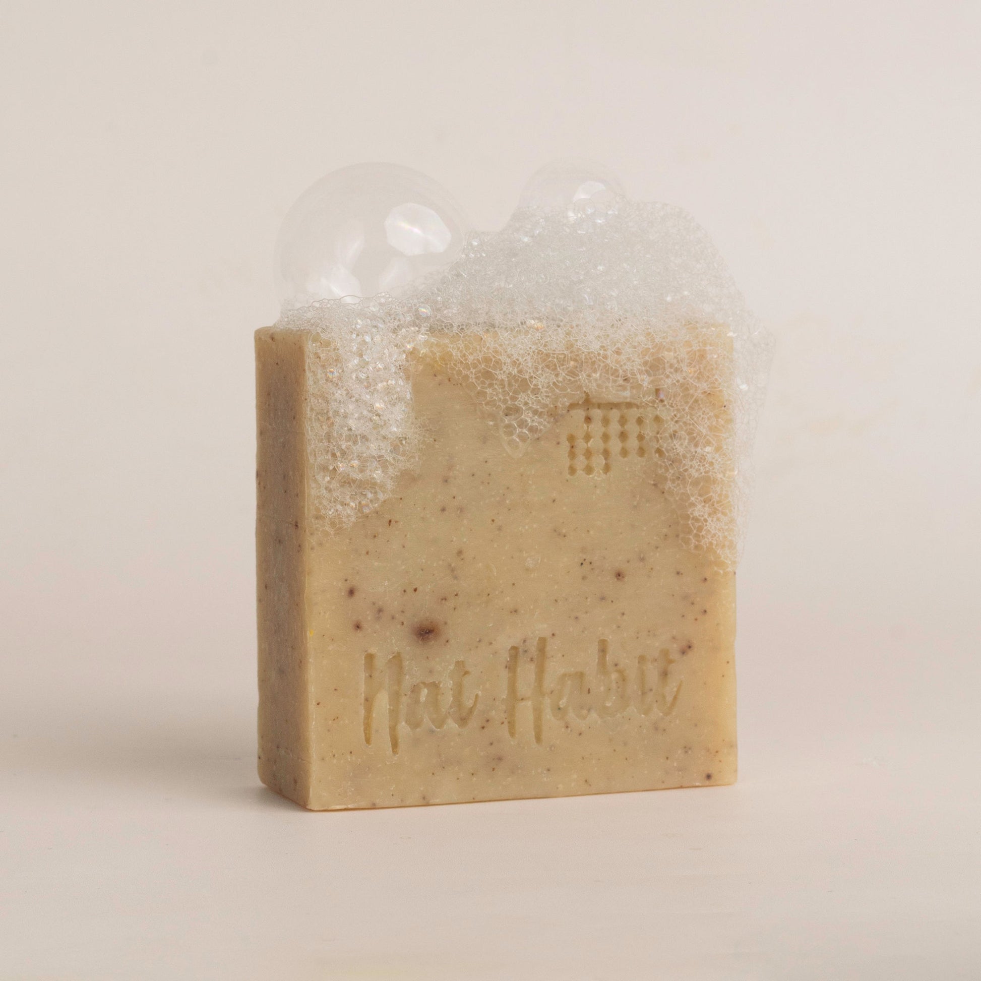 Nat Habit Ayurvedic Cold Process Apricot Butter Bath Soap - Vit C, Whitening, Nourishing & Handmade
