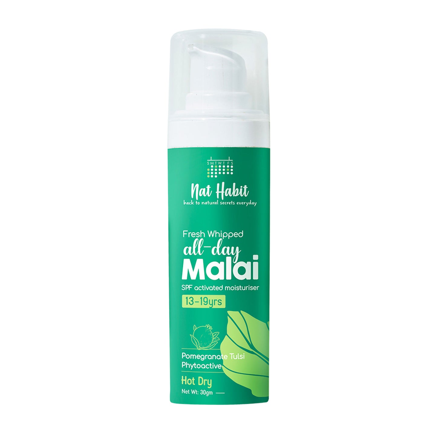 Nat Habit Pomegranate Tulsi Light Moisturizer, Non Sticky Face Moisturizer For Hot & Dry Weather