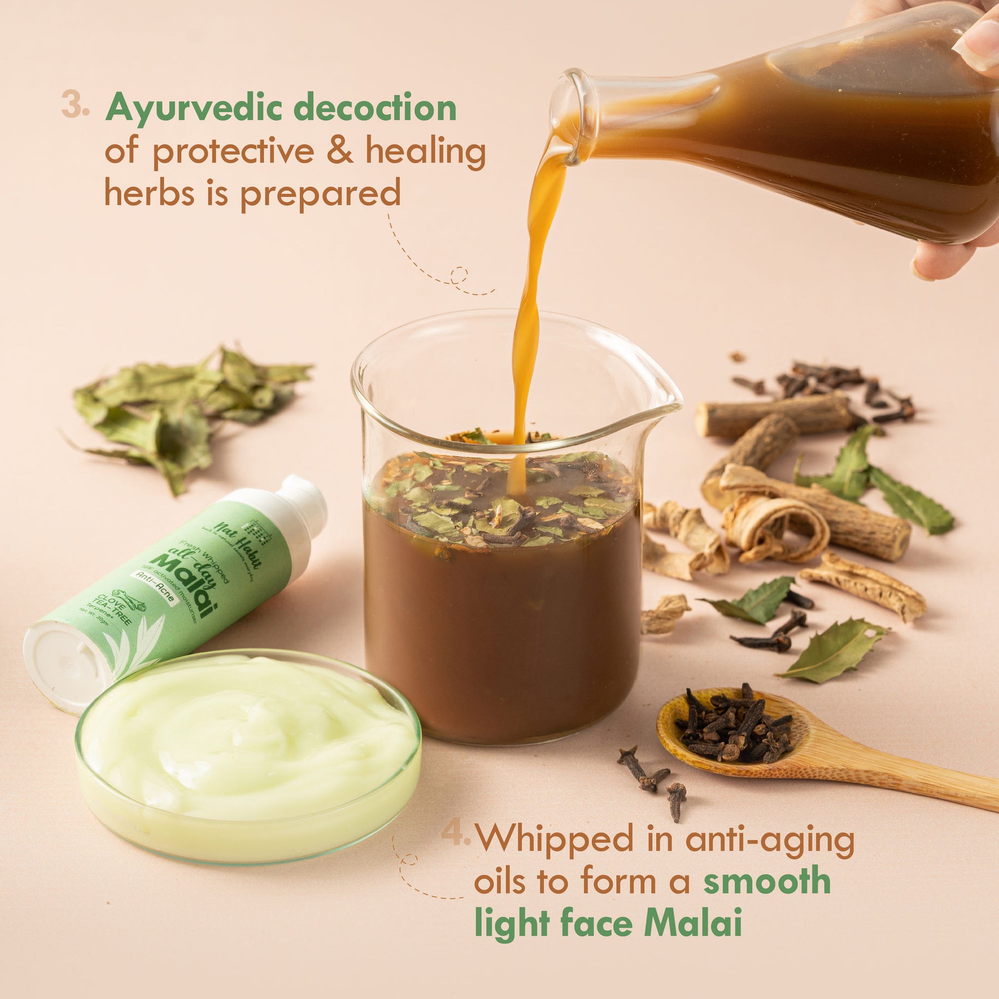 Nat Habit Clove Tea-Tree Terpene+ Light Moisturizer, Anti Acne Face Cream, Non Sticky Moisturizer