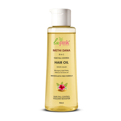 La Pink Methi Dana 8 In 1 Hair Growth Oil Boosts Hair Growth Thickness Controls Hair Fall