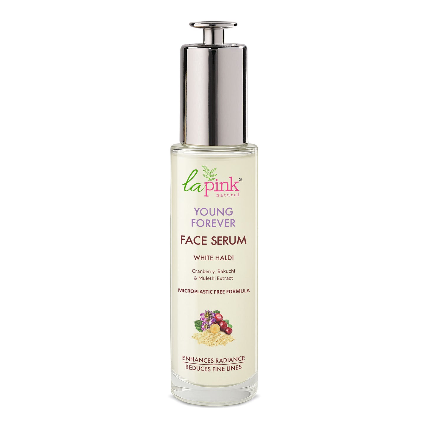La Pink Young Forever Face Serum With Bakuchi, Fights Sign Of Ageing, For Oily & Dry Skin