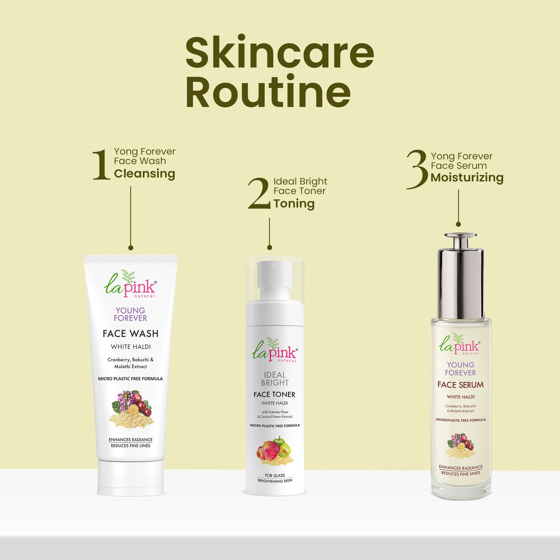 La Pink Young Forever Face Serum With Bakuchi, Fights Sign Of Ageing, For Oily & Dry Skin