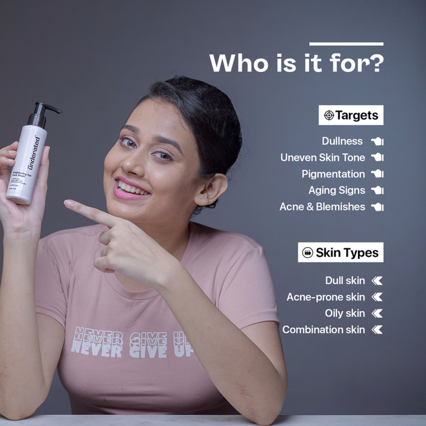 Underated Brightening Gel Face wash