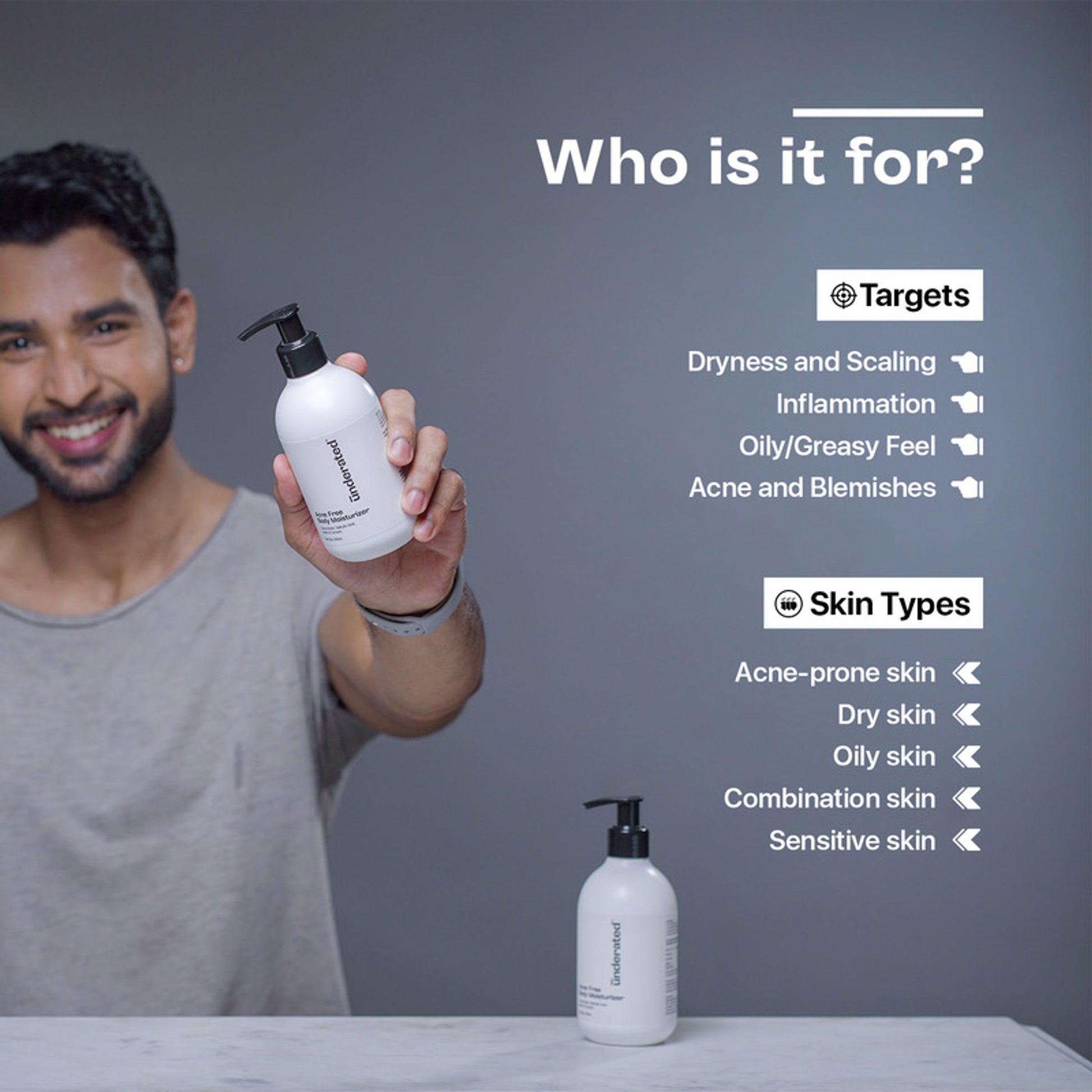 Underated Acne Free Body Moisturizer