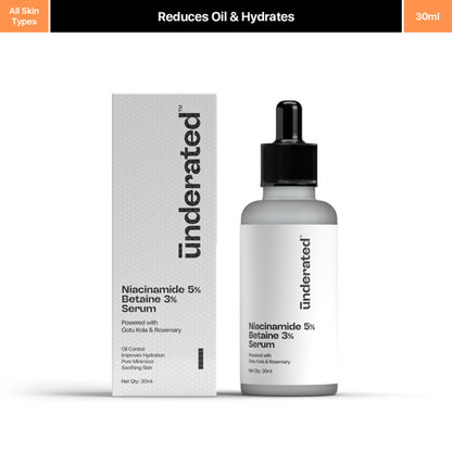 Underated 5% Niacinamide & 3% Betaine Serum