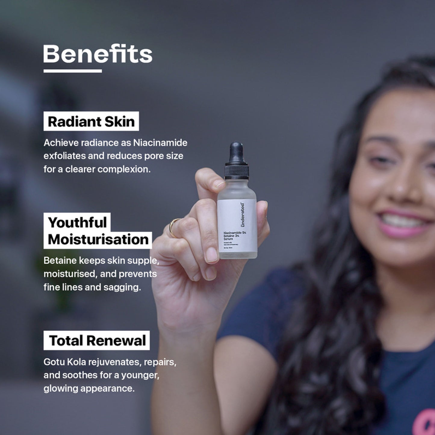 Underated 5% Niacinamide & 3% Betaine Serum
