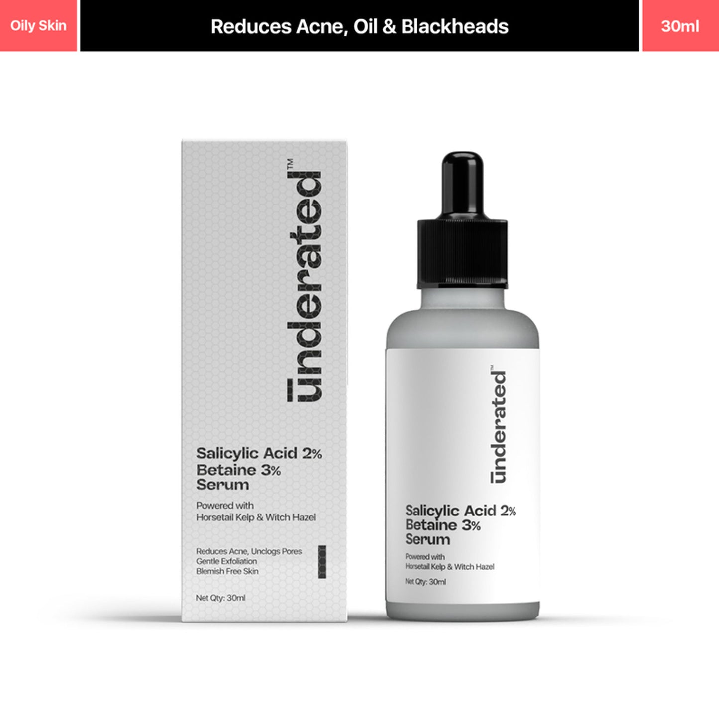 Underated Salicylic Acid 2% Betaine 3% Serum