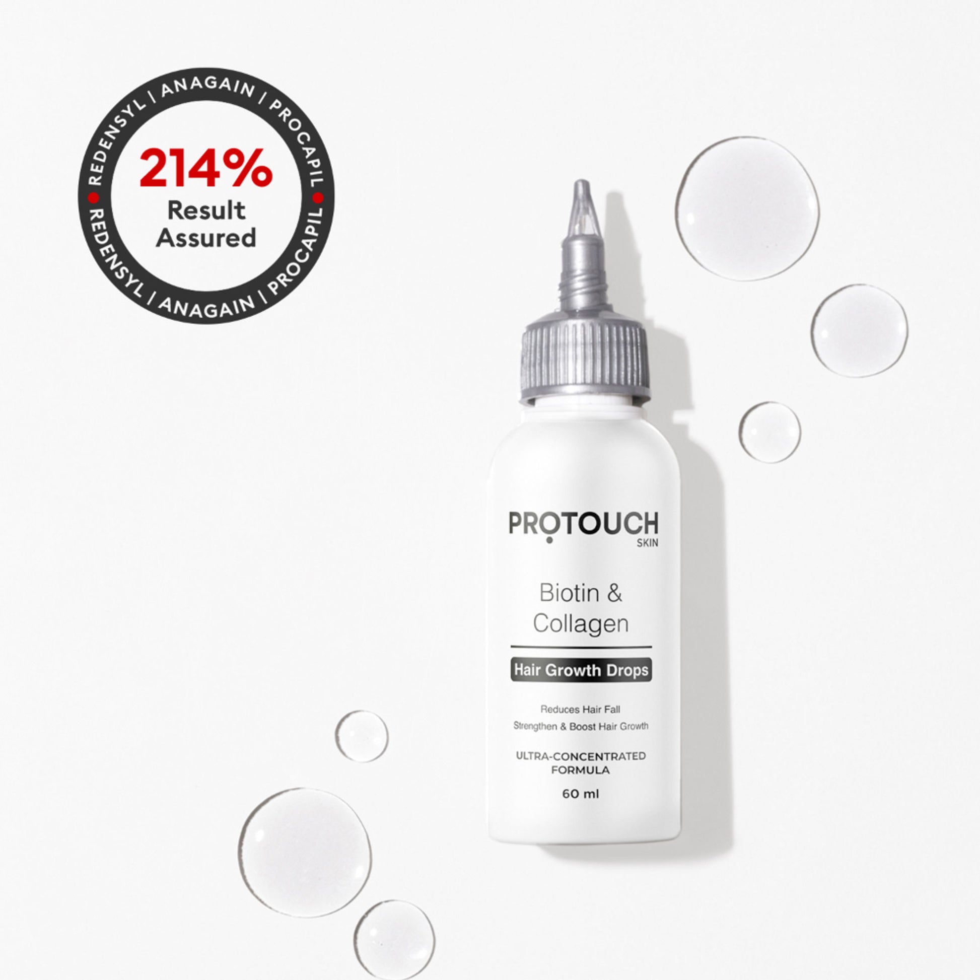 PROTOUCH Hair Growth Serum with Redensyl, Anagain Ultra Concentrated