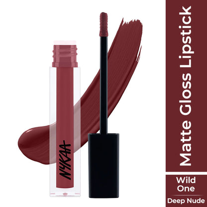 Nykaa Cosmetics 8hour Lasting Full Cover Matte Gloss - Wild One