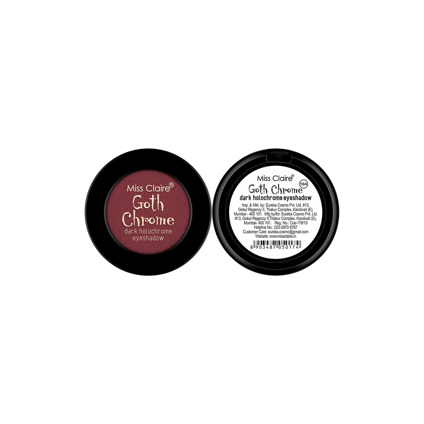 Miss Claire Goth Chrome Eyeshadow - 10A