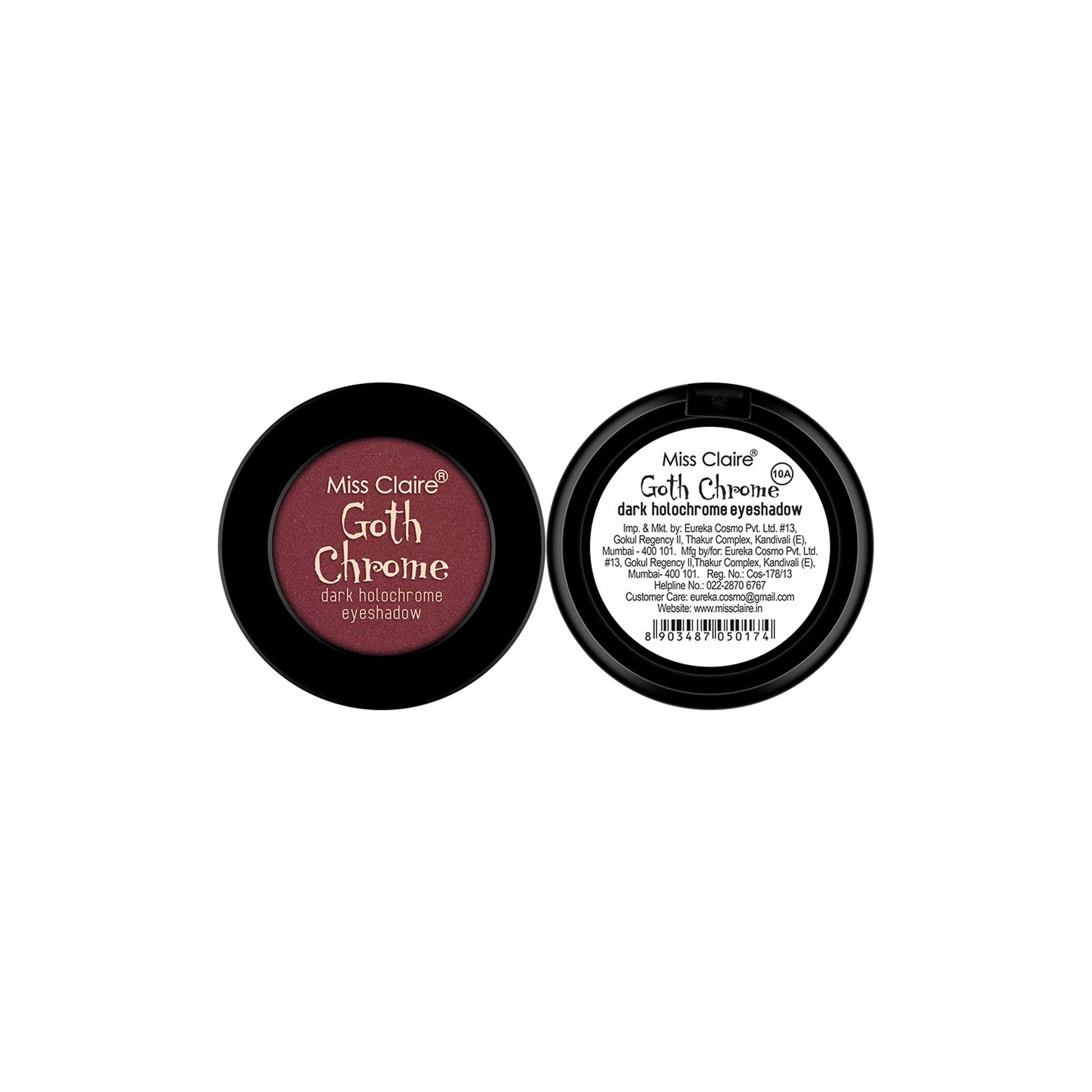 Miss Claire Goth Chrome Eyeshadow - 10A