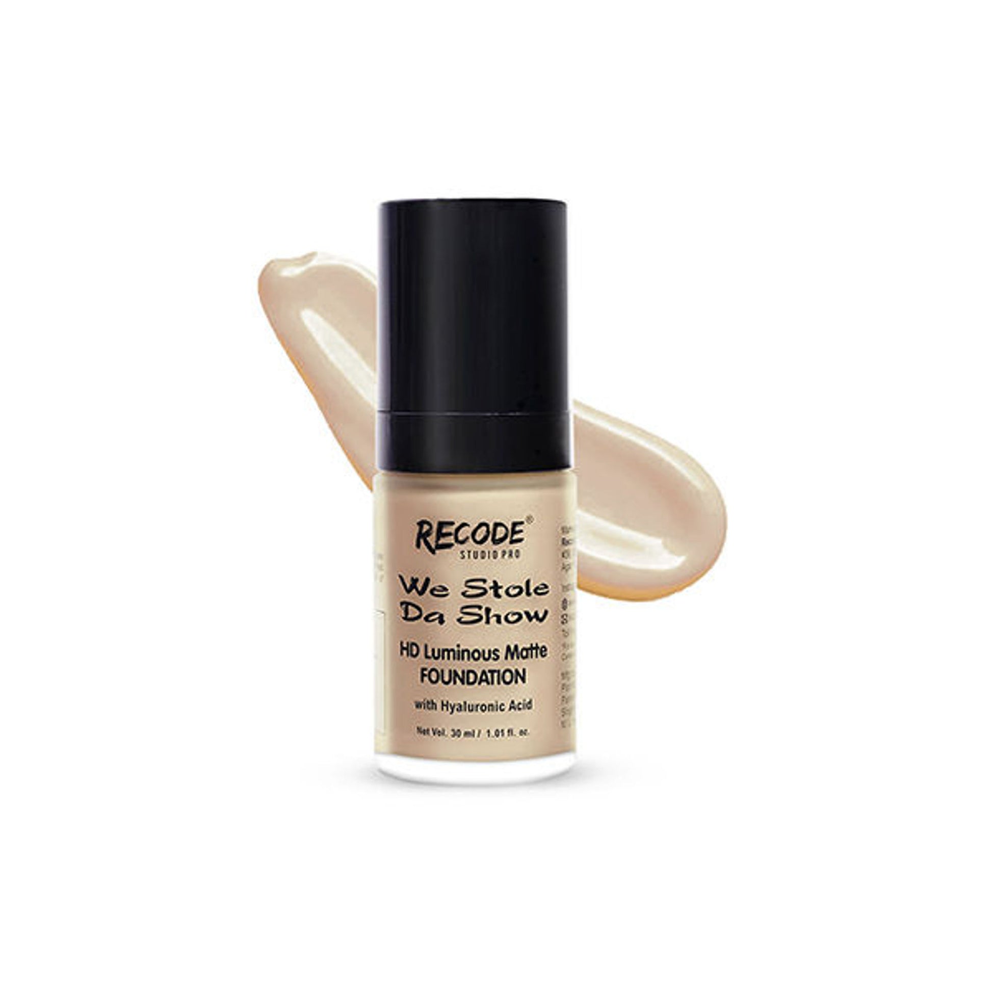 Recode HD Luminous Matte Foundation - 01 India