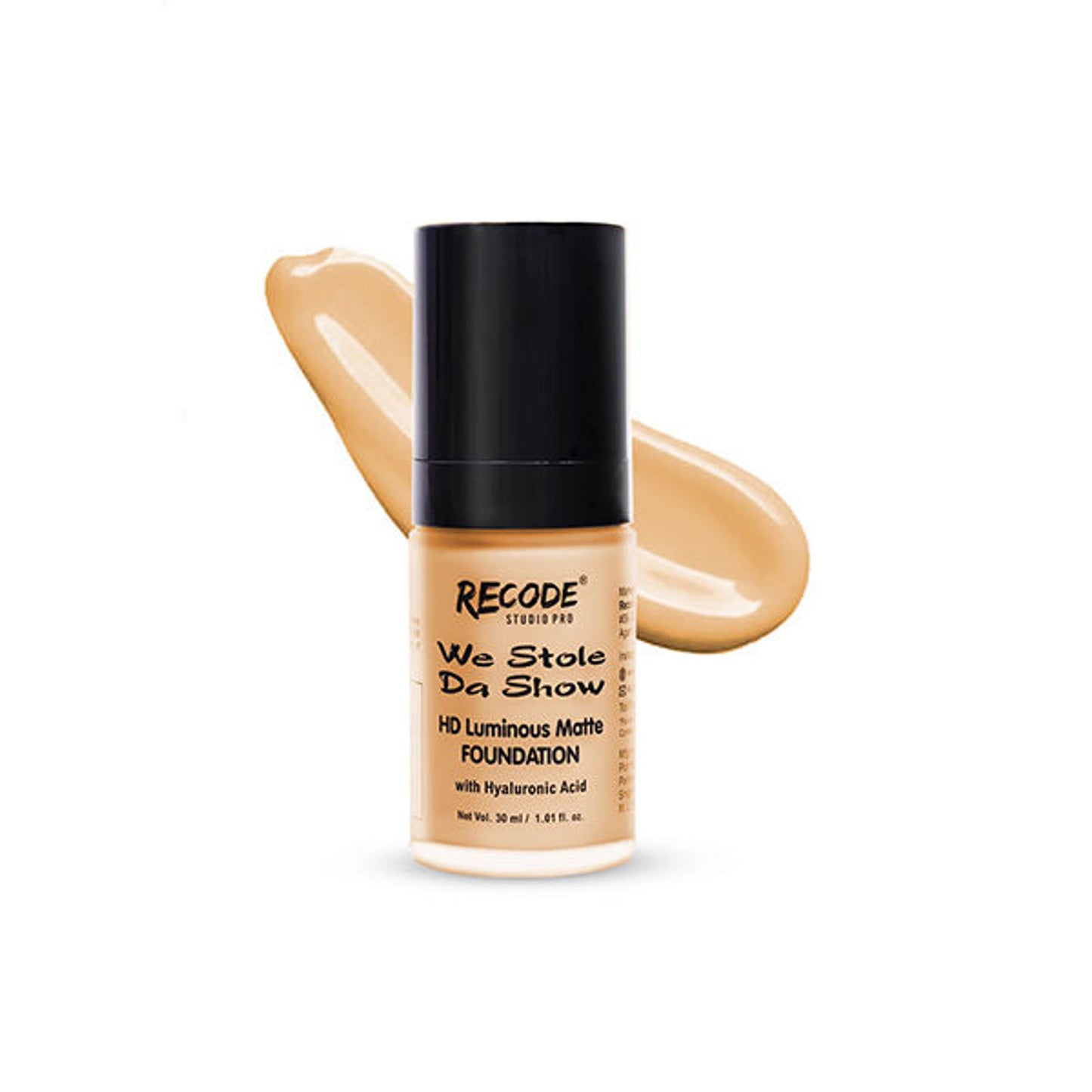 Recode HD Luminous Matte Foundation - 04 Hindustan