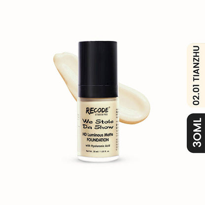 Recode HD Luminous Matte Foundation - 2.01 Tianzhu