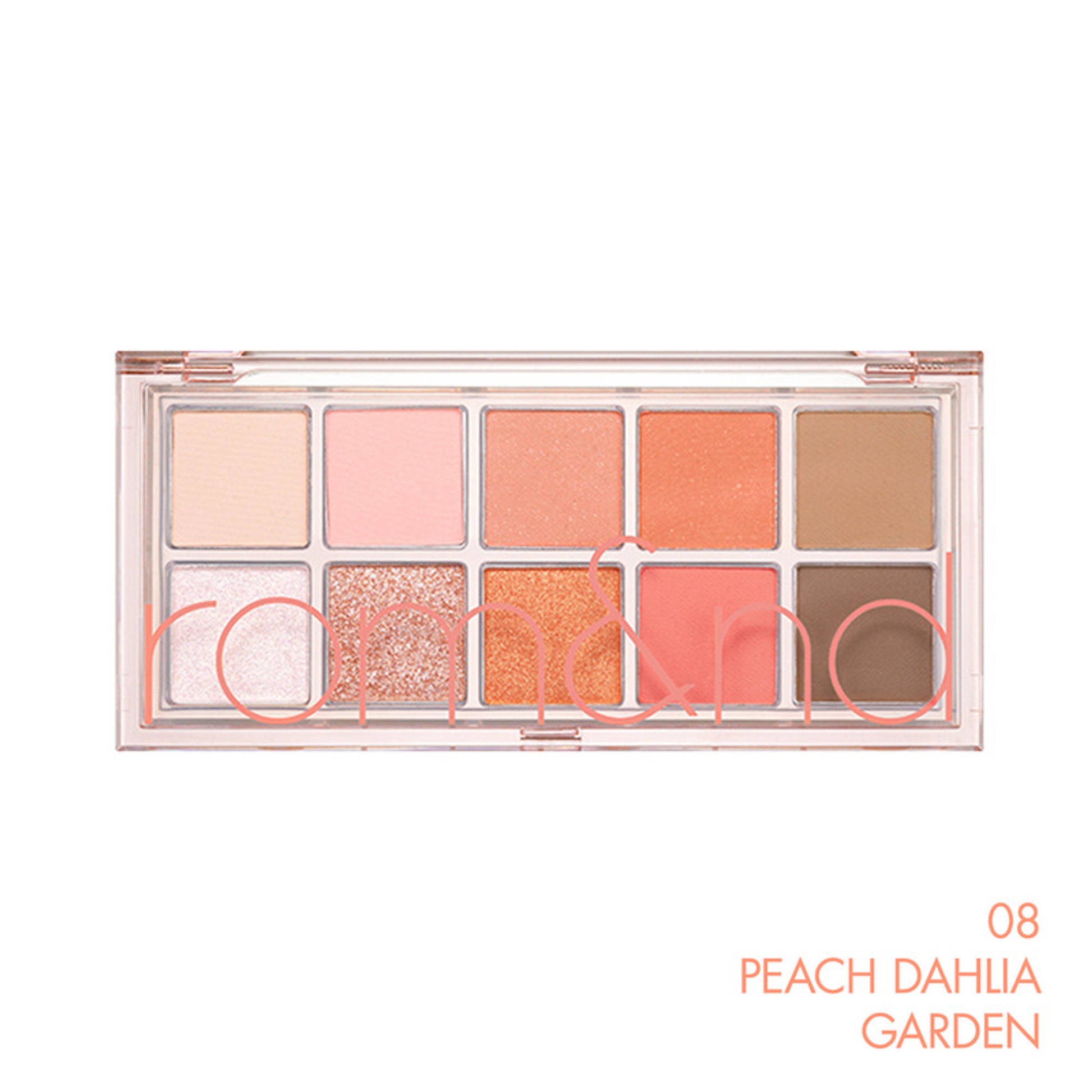 Rom&nd Better Than Eye Shadow Palette - Peach Dahlia Garden