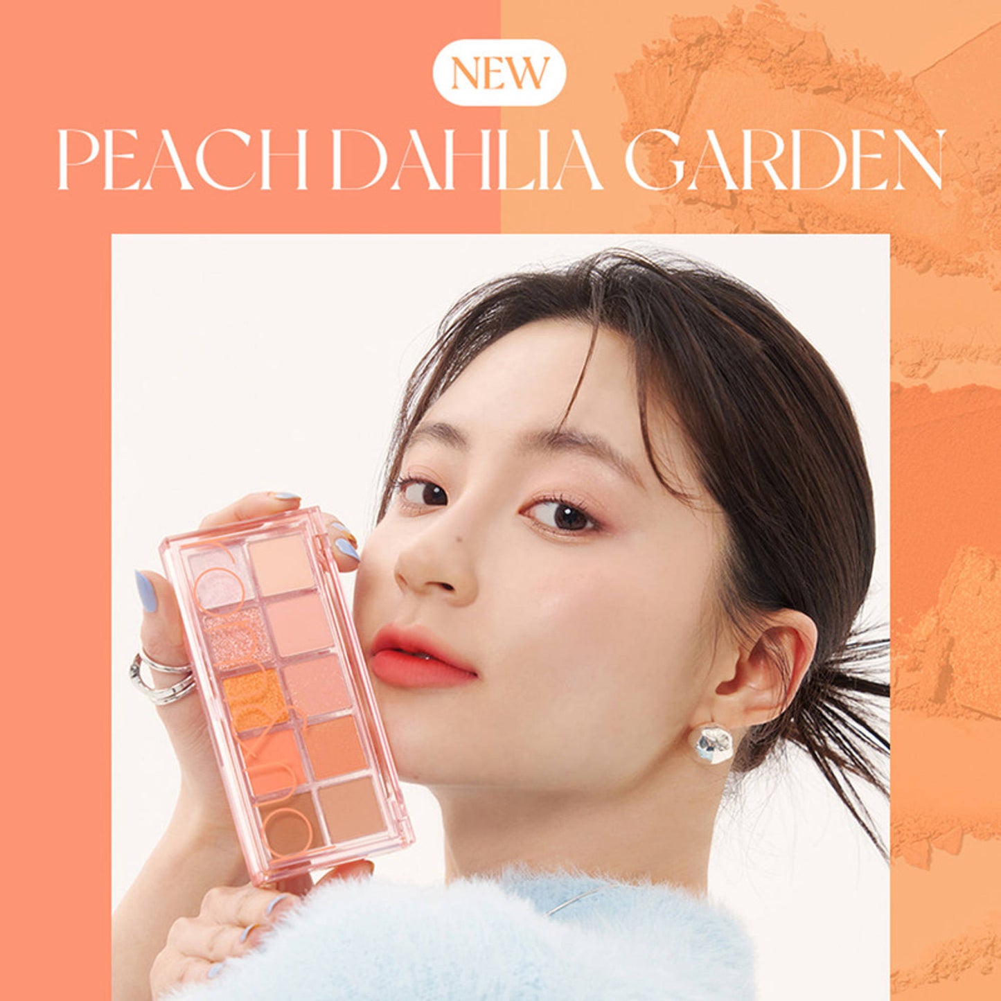 Rom&nd Better Than Eye Shadow Palette - Peach Dahlia Garden