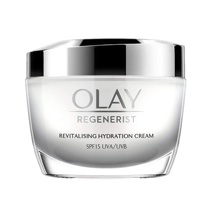 Olay Regenerist Revilatising Hydration Day Cream With Spf 15 For Plump Skin With Niacinamide