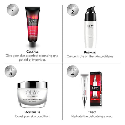 Olay Regenerist Revilatising Hydration Day Cream With Spf 15 For Plump Skin With Niacinamide