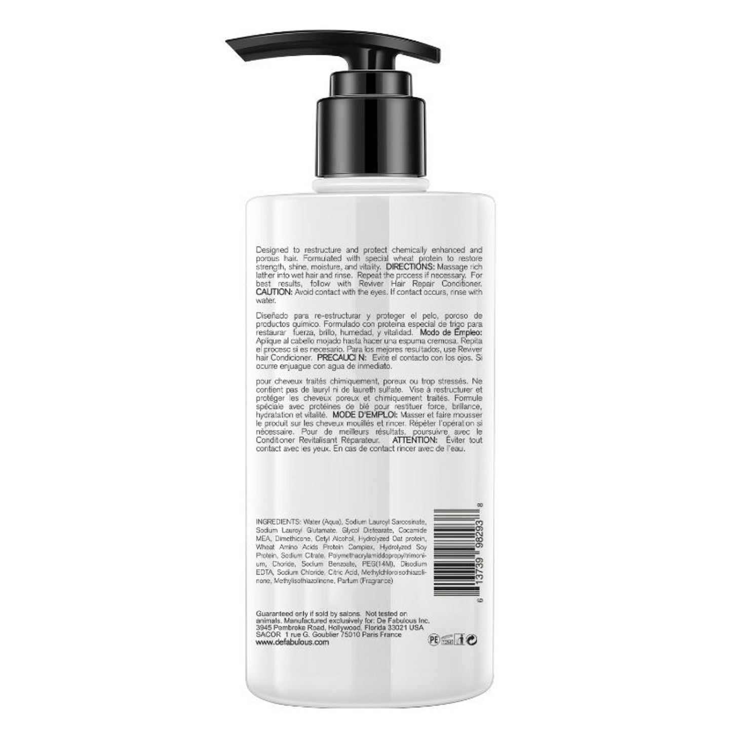 De Fabulous Reviver Hair Repair Shampoo