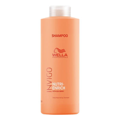 Wella Professionals Invigo Nutri Enrich Shampoo for Frizzy & Dry, Damaged Hair with Goji Berry