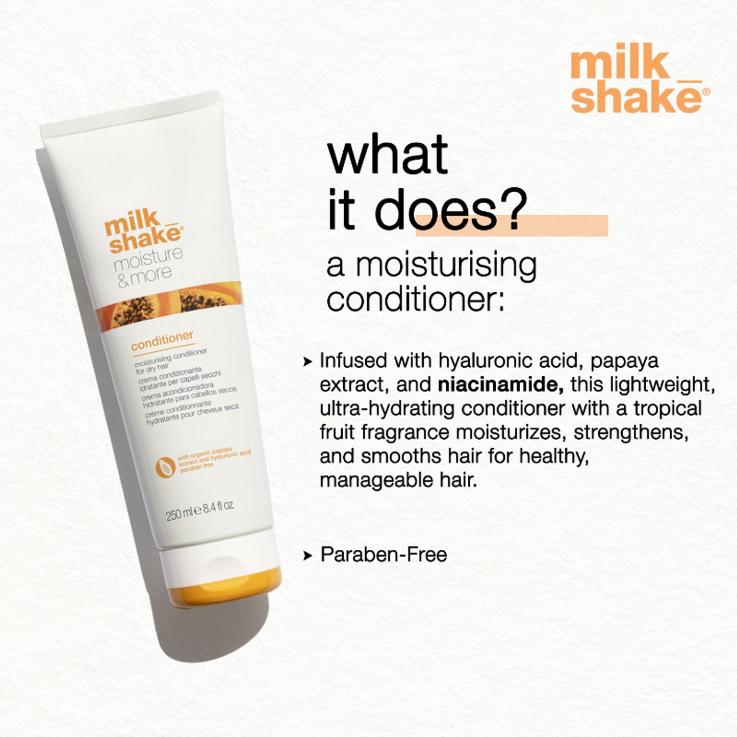 Milkshake Moisture & More Conditioner For Dry & Dehydrated Hair