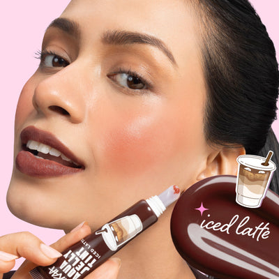 Nykaa Cosmetics Aqua Jelly Lip & Cheek Multi-use Water Tint - Iced Latte